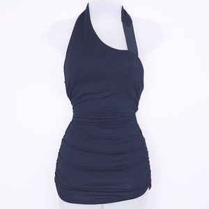 bebe asymmetrical top sz XS